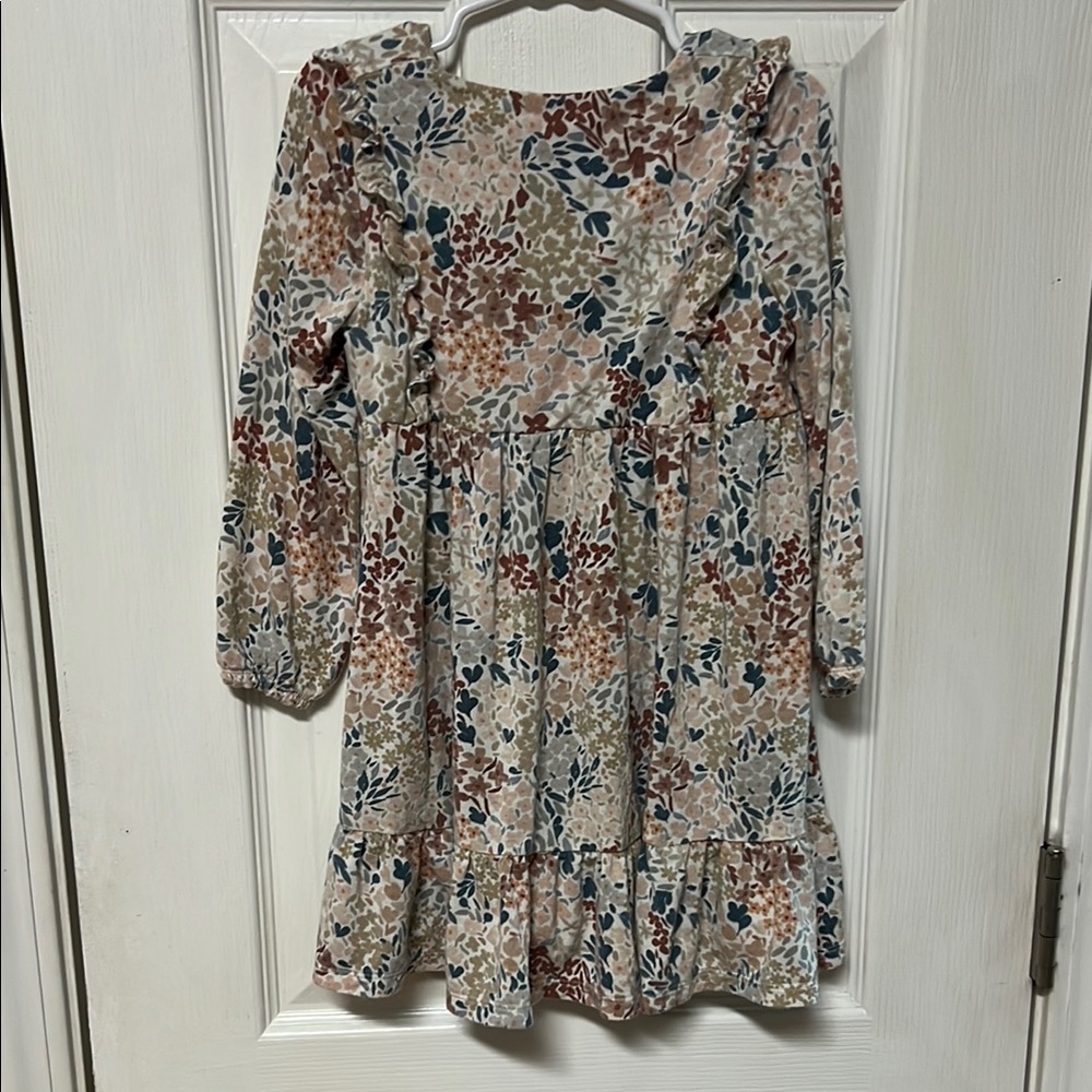 Angel Dear Floral Long Sleeve Dress